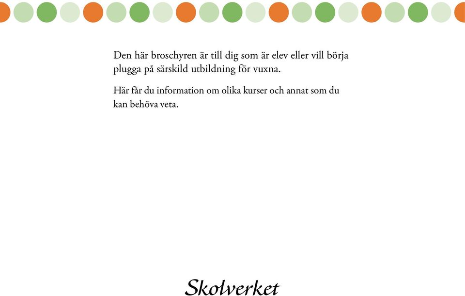 utbildning för vuxna.