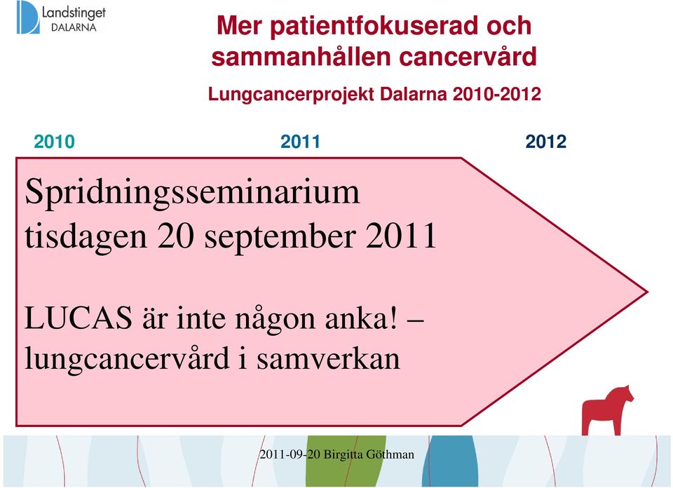 Kartläggning av lungcancerprocessen LUCAS är inte någon anka!