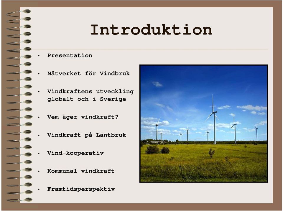 Sverige Vem äger vindkraft?