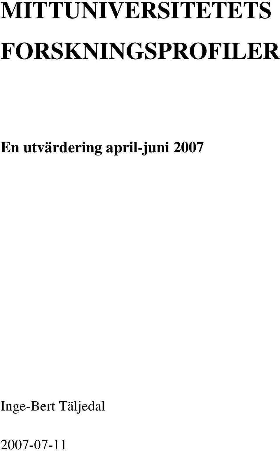 utvärdering april-juni