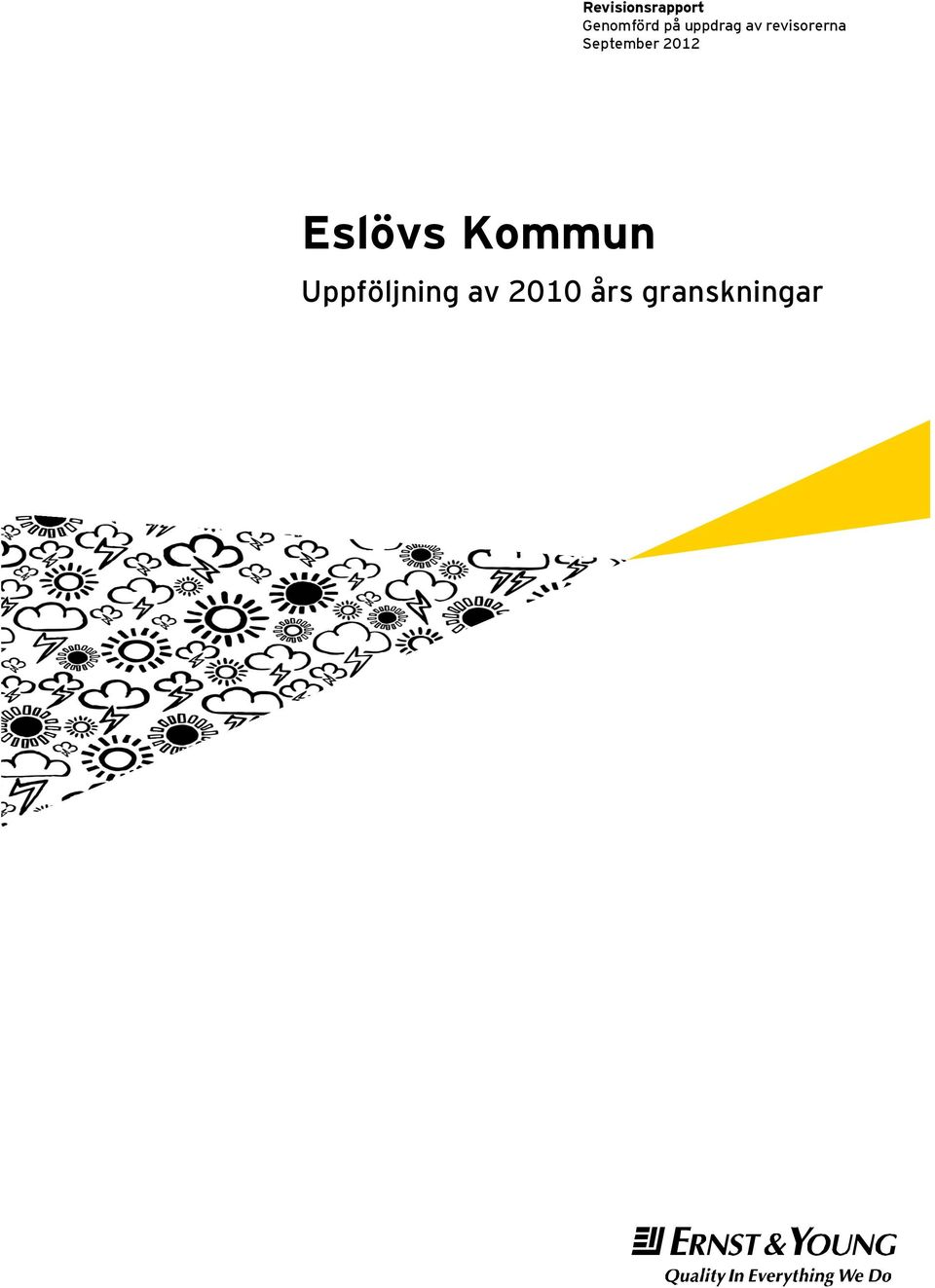 September 2012 Eslövs Kommun