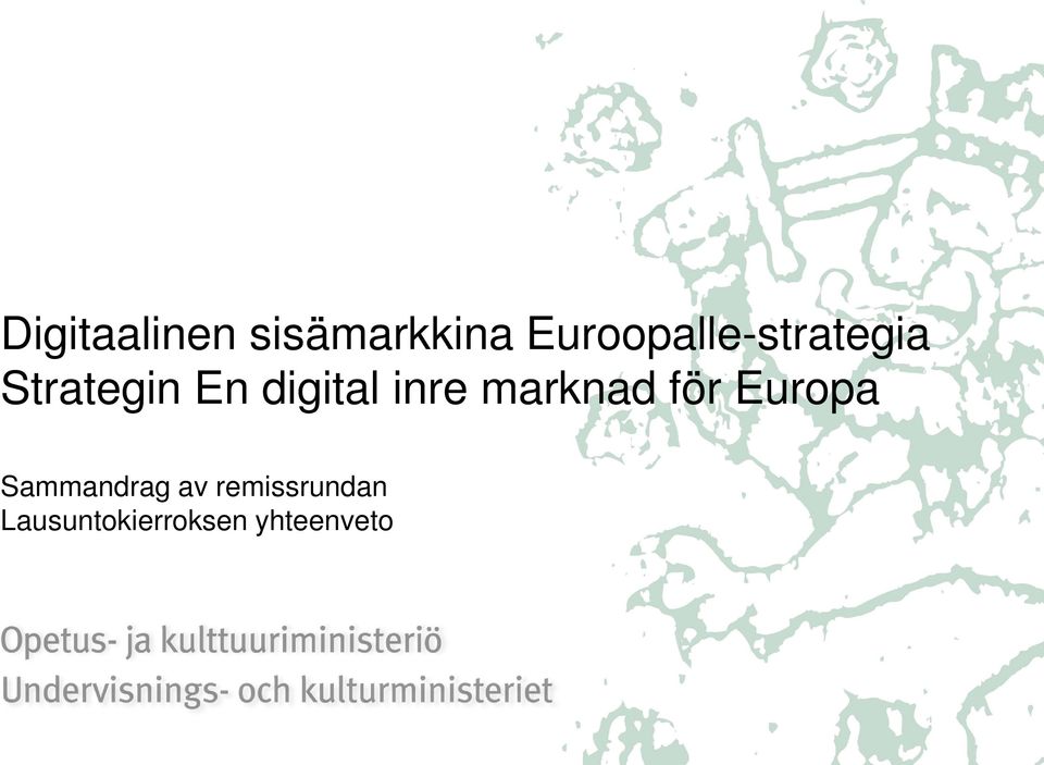 digital inre marknad för Europa