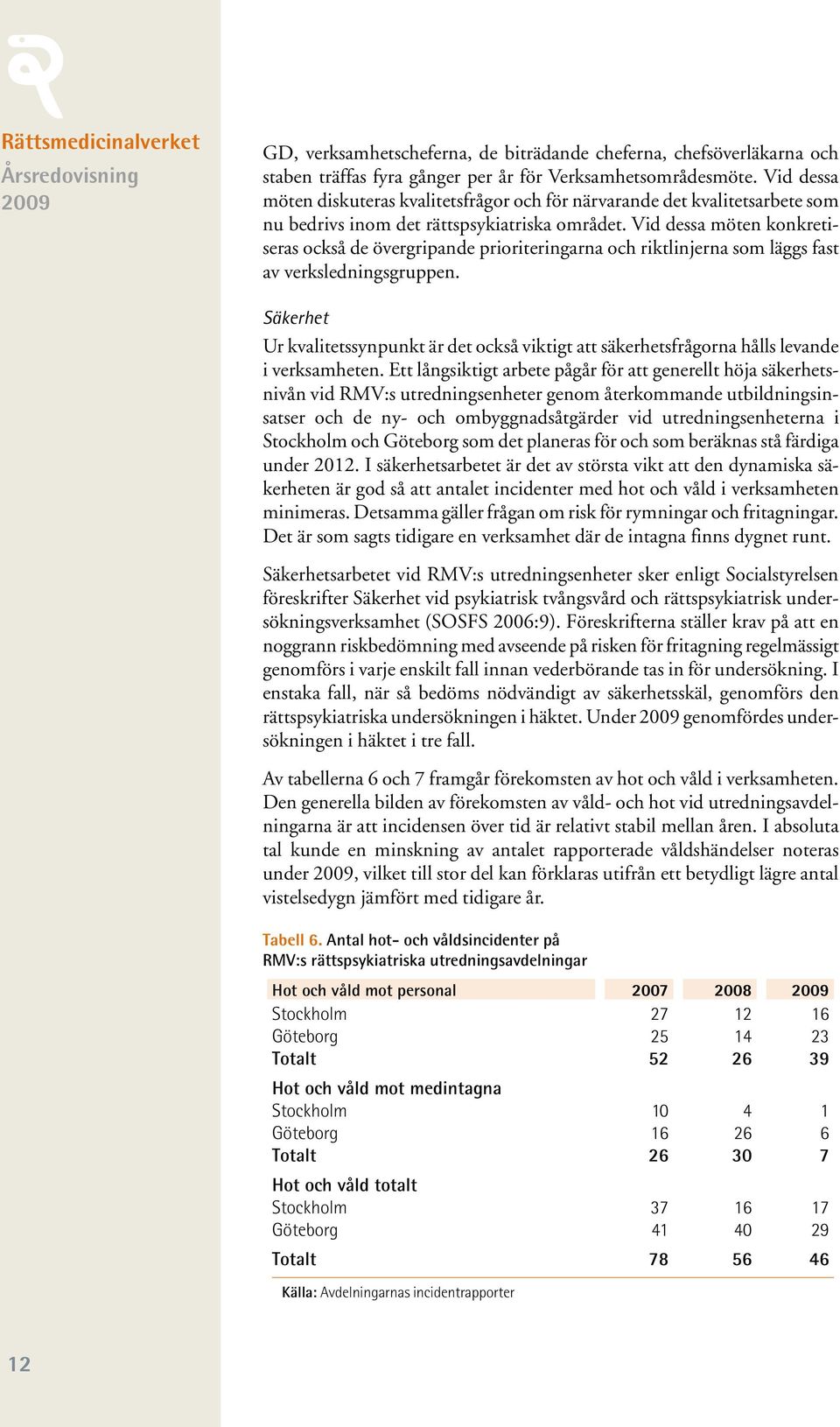 Vid dessa möten konkretiseras också de övergripande prioriteringarna och riktlinjerna som läggs fast av verksledningsgruppen.