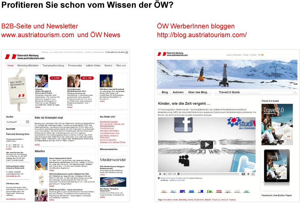 com und ÖW News ÖW WerberInnen bloggen