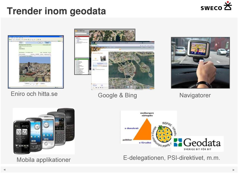 se Google & Bing Navigatorer