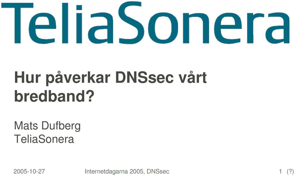 Mats Dufberg TeliaSonera