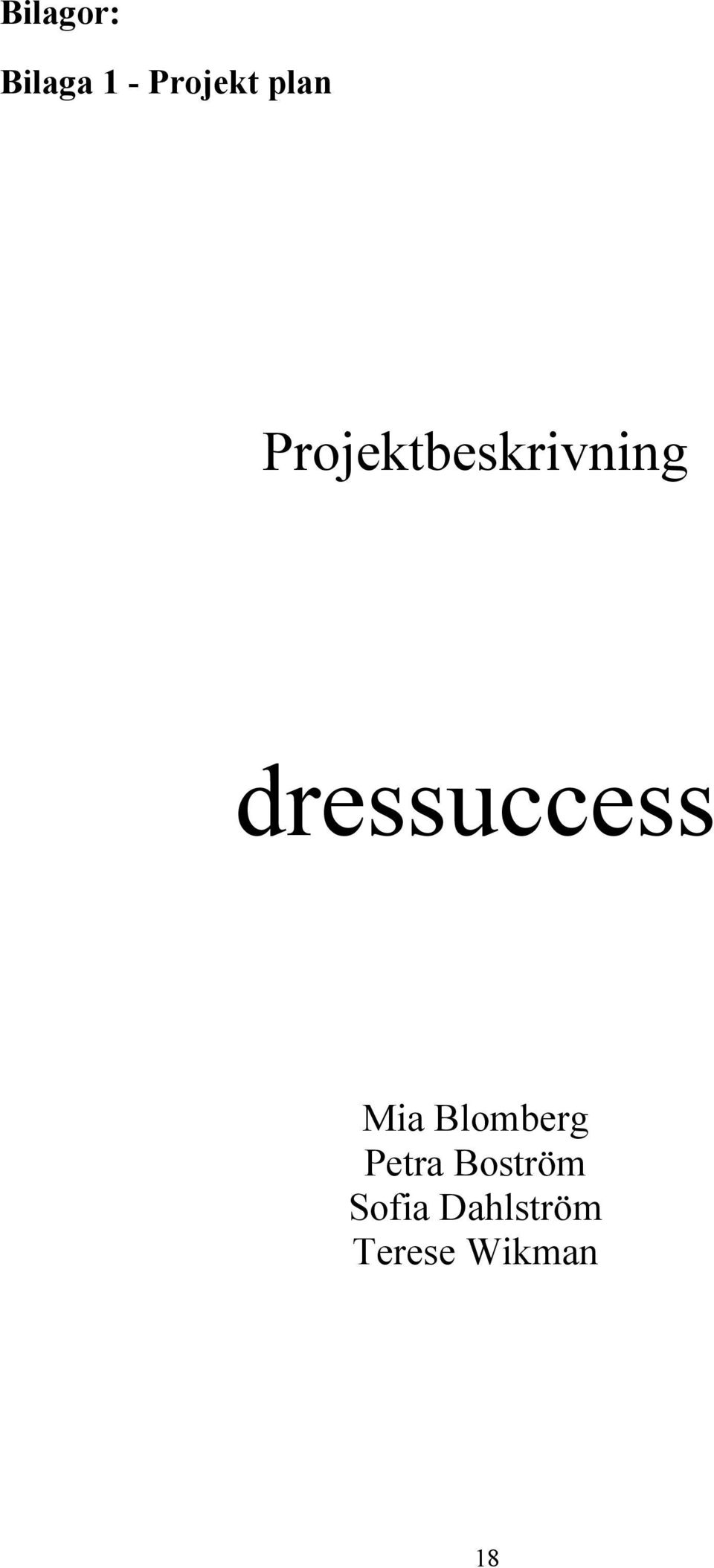 dressuccess Mia Blomberg Petra