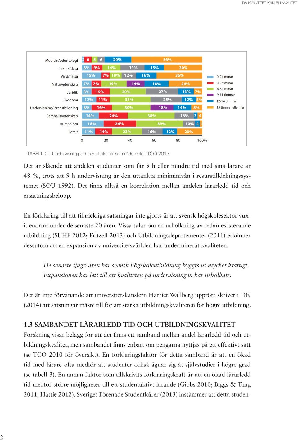 En förklaring till att tillräckliga satsningar inte gjorts är att svensk högskolesektor vuxit enormt under de senaste 20 åren.