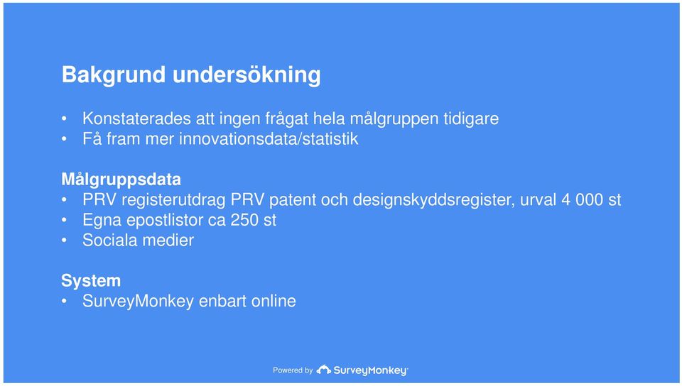 registerutdrag PRV patent och designskyddsregister, urval 4 000 st