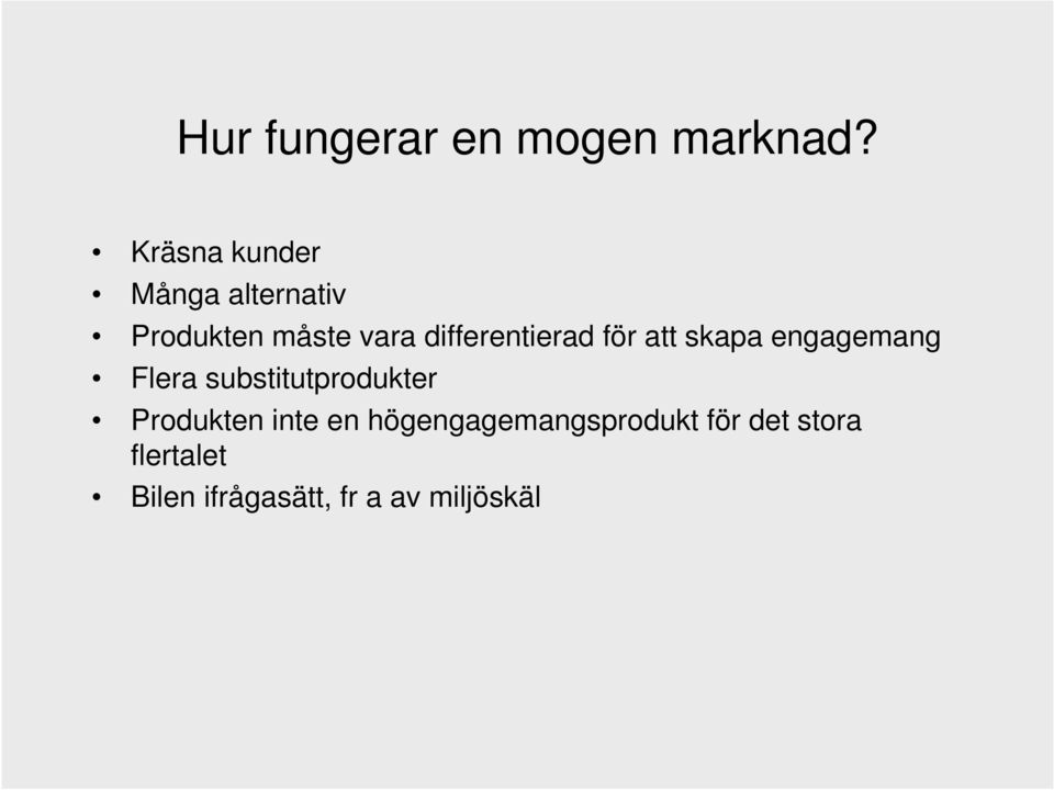 differentierad för att skapa engagemang Flera