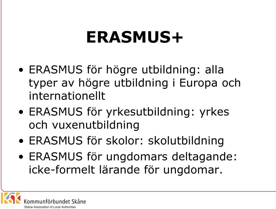 yrkesutbildning: yrkes och vuxenutbildning ERASMUS för skolor: