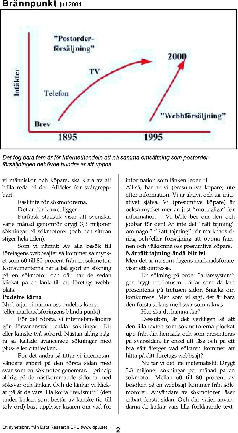 Purfärsk statistik visar att svenskar varje månad genomför drygt 3,3 miljoner sökningar på sökmotorer (och den siffran stiger hela tiden).