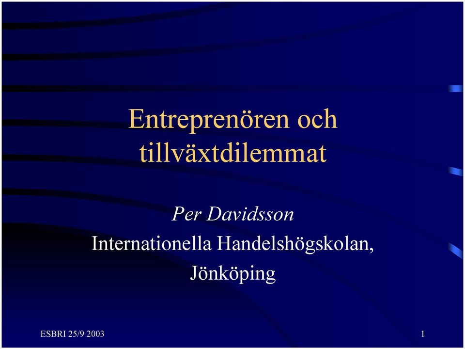 Davidsson Internationella