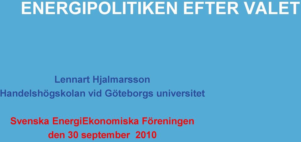 Göteborgs universitet Svenska