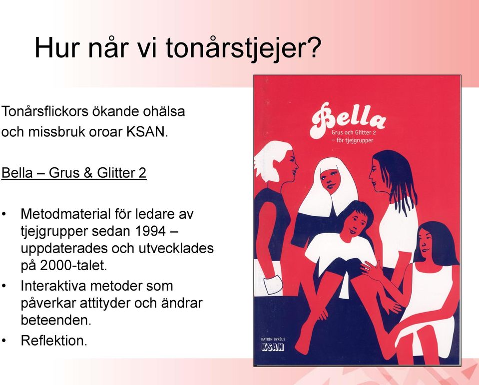 Bella Grus & Glitter 2 Metodmaterial för ledare av tjejgrupper sedan