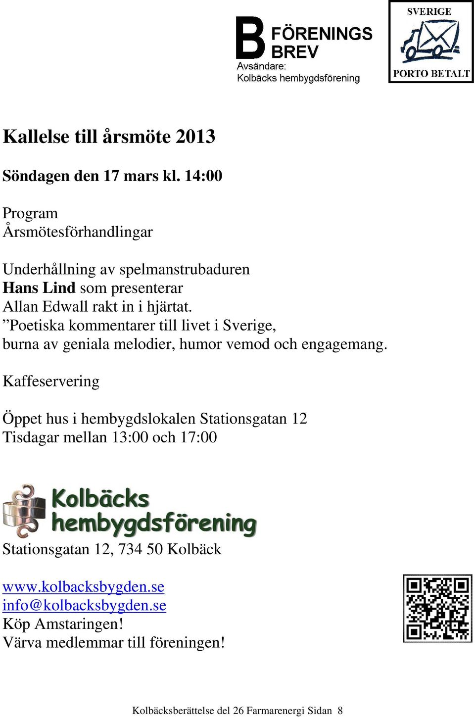 Poetiska kommentarer till livet i Sverige, burna av geniala melodier, humor vemod och engagemang.