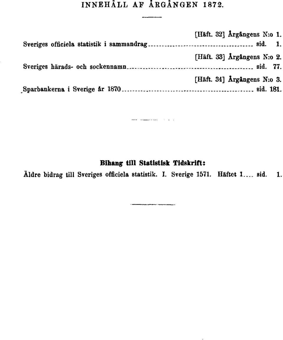 Sveriges härads- och sockennamn sid. 77. [Häft. 34] Årgångens N:o 3.