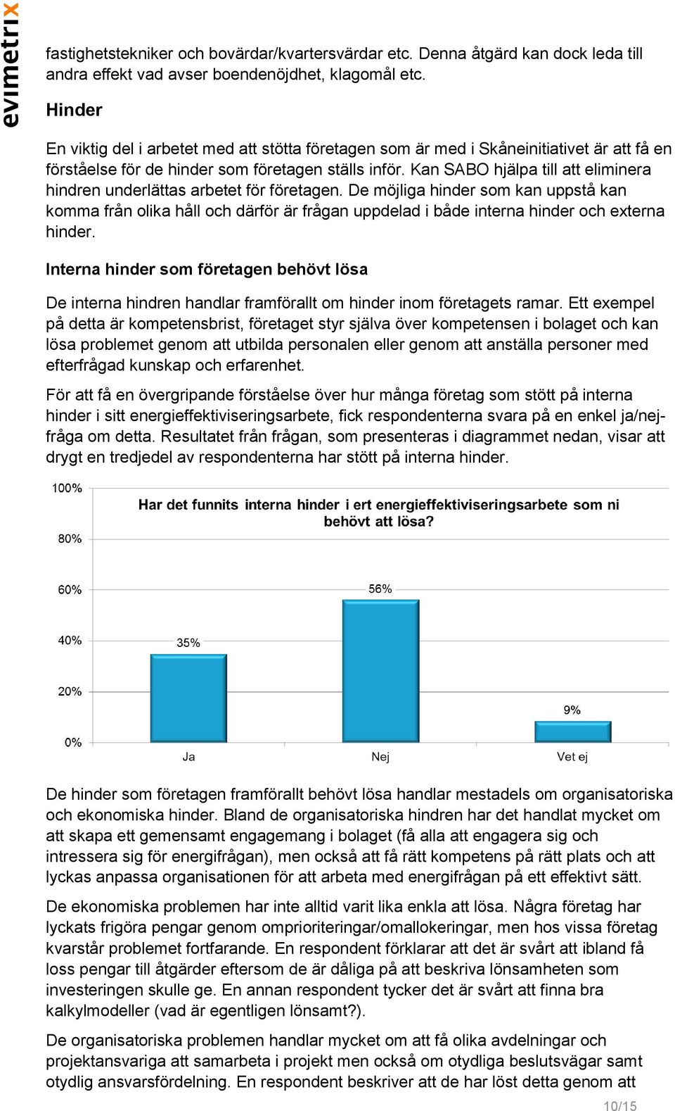 Kan SABO hjälpa till att eliminera hindren underlättas arbetet för företagen.