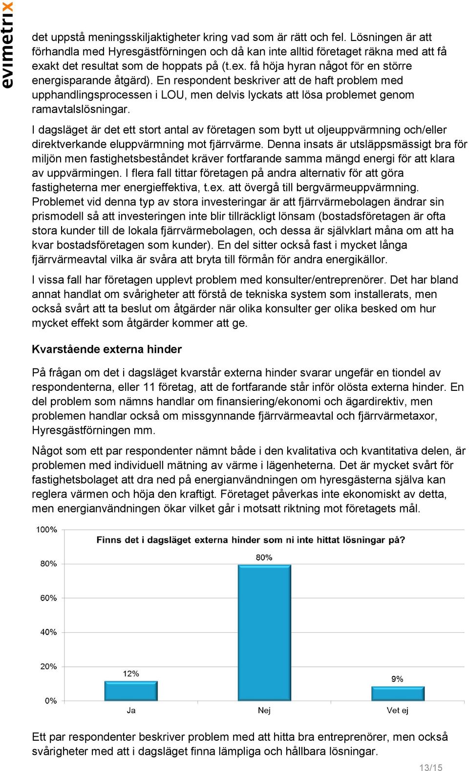 En respondent beskriver att de haft problem med upphandlingsprocessen i LOU, men delvis lyckats att lösa problemet genom ramavtalslösningar.