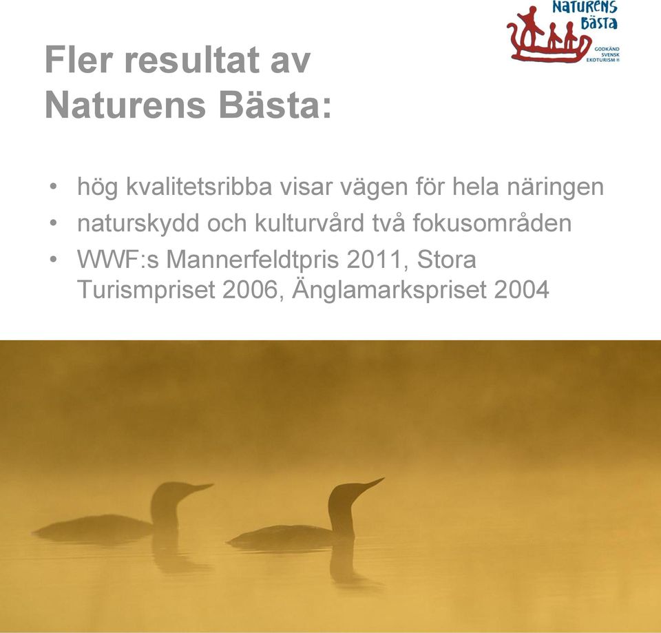 naturskydd och kulturvård två fokusområden WWF:s