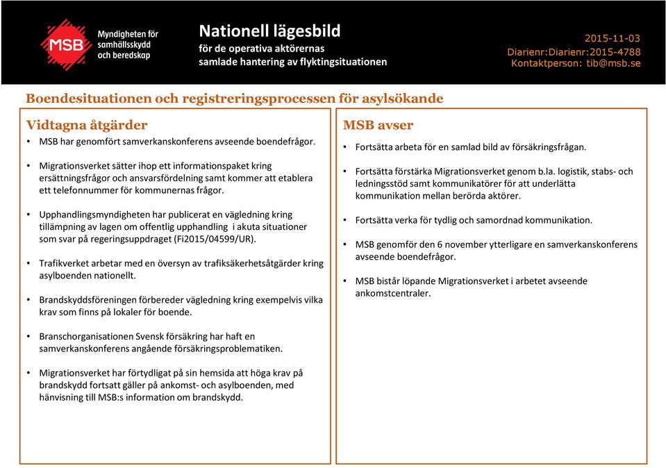 Upphandlingsmyndigheten har publicerat en vägledning kring tillämpning av lagen om offentlig upphandling i akuta situationer som svar på regeringsuppdraget (Fi2015/04599/UR).