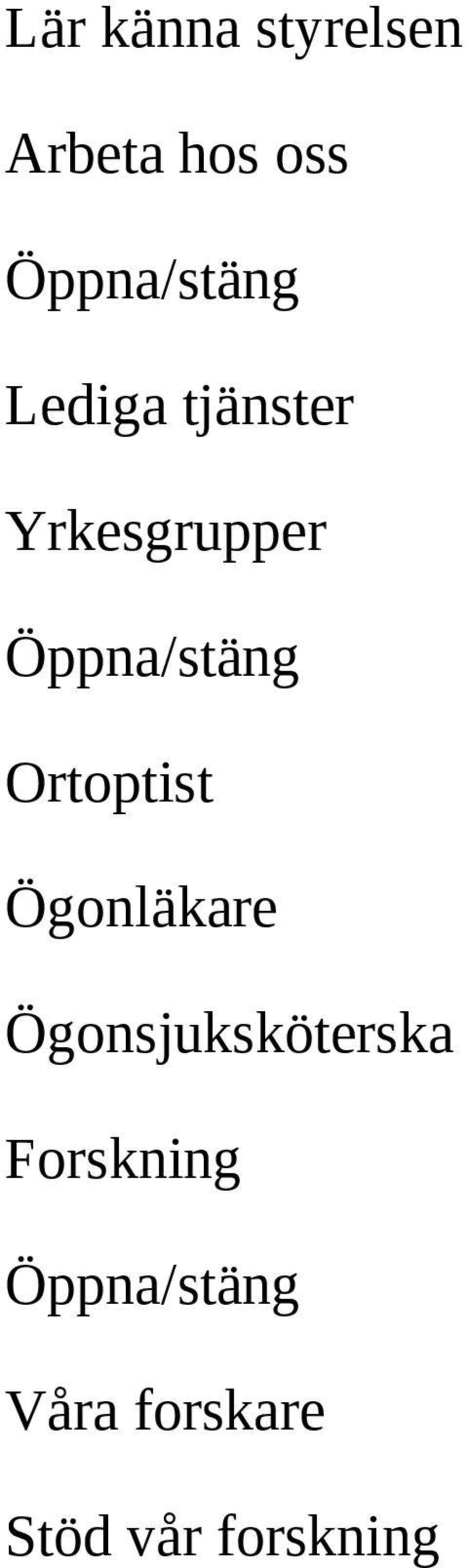 Ortoptist Ögonläkare