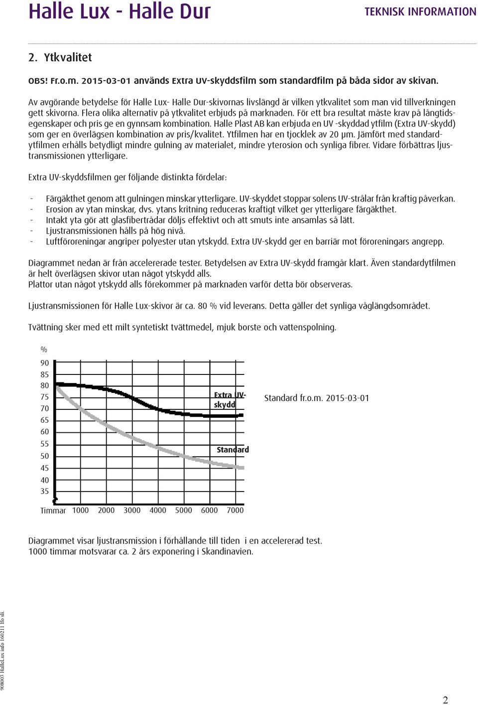 För ett bra resultat måste krav på långtidsegenskaper och pris ge en gynnsam kombination.