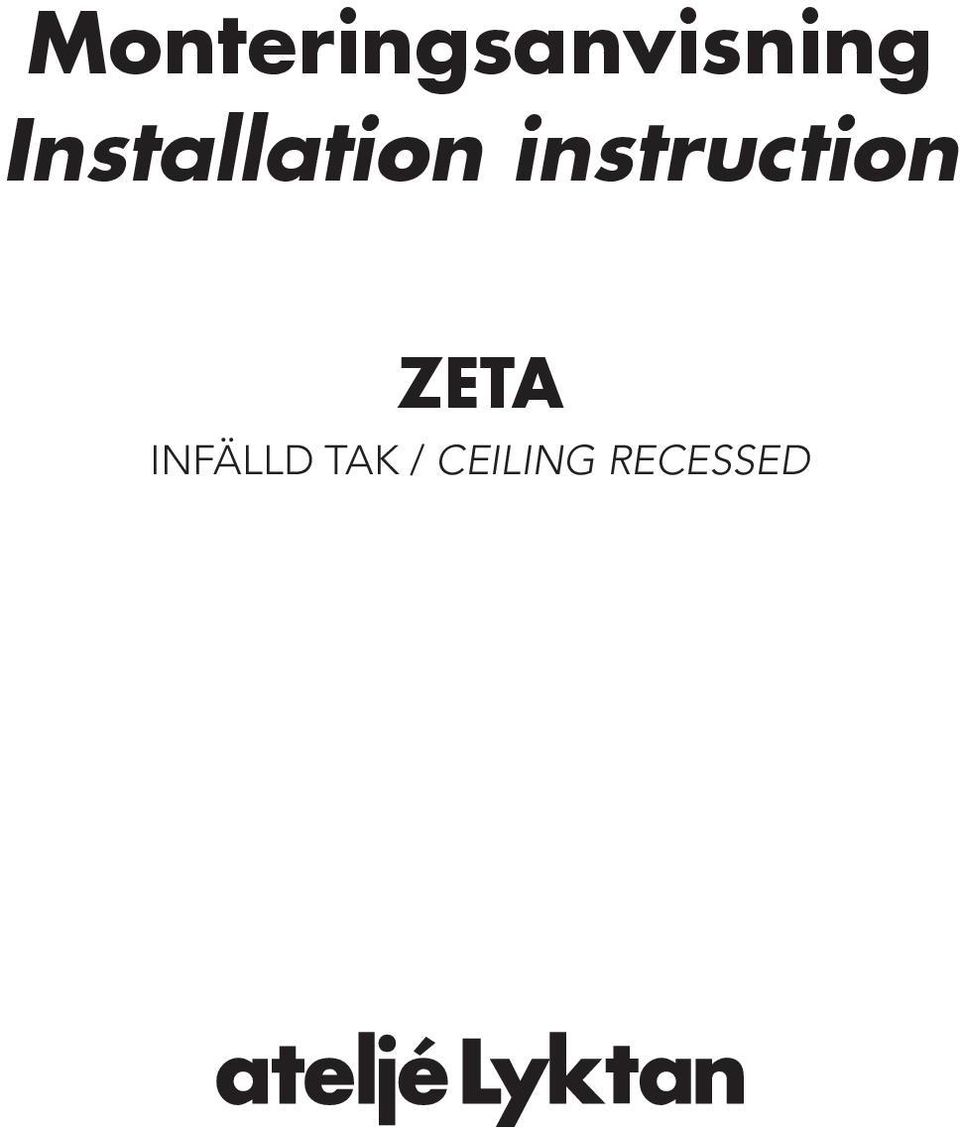 instruction ZETA