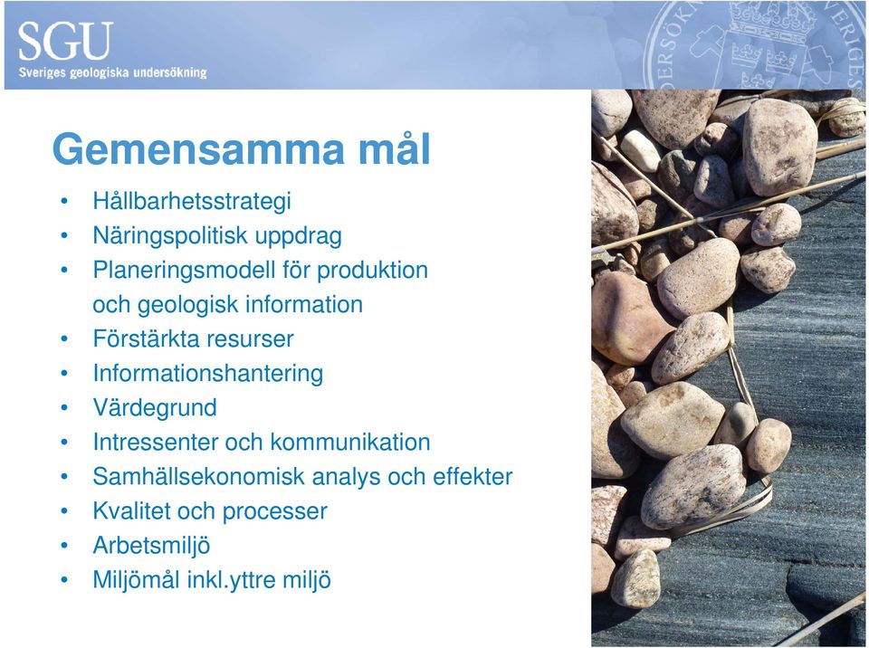 resurser Informationshantering Värdegrund Intressenter och kommunikation