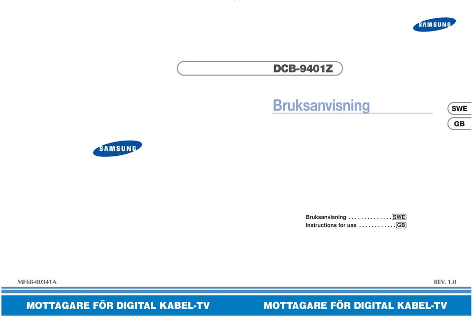 ........... GB MF68-00341A REV. 1.