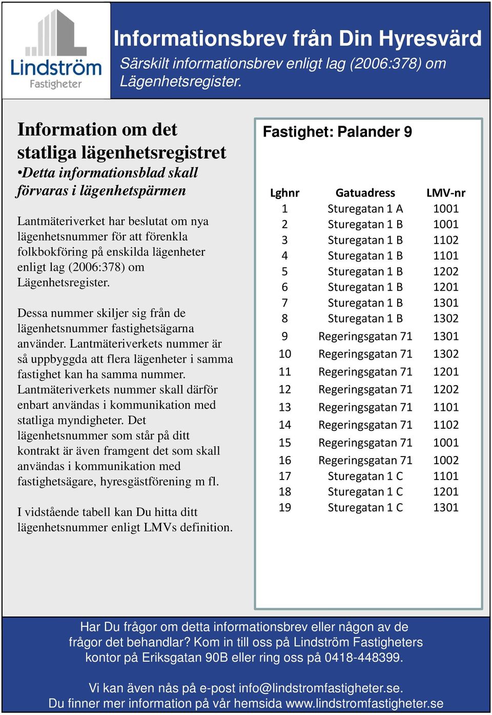 Regeringsgatan 71 1302 11 Regeringsgatan 71 1201 12 Regeringsgatan 71 1202 13 Regeringsgatan 71 1101 14 Regeringsgatan