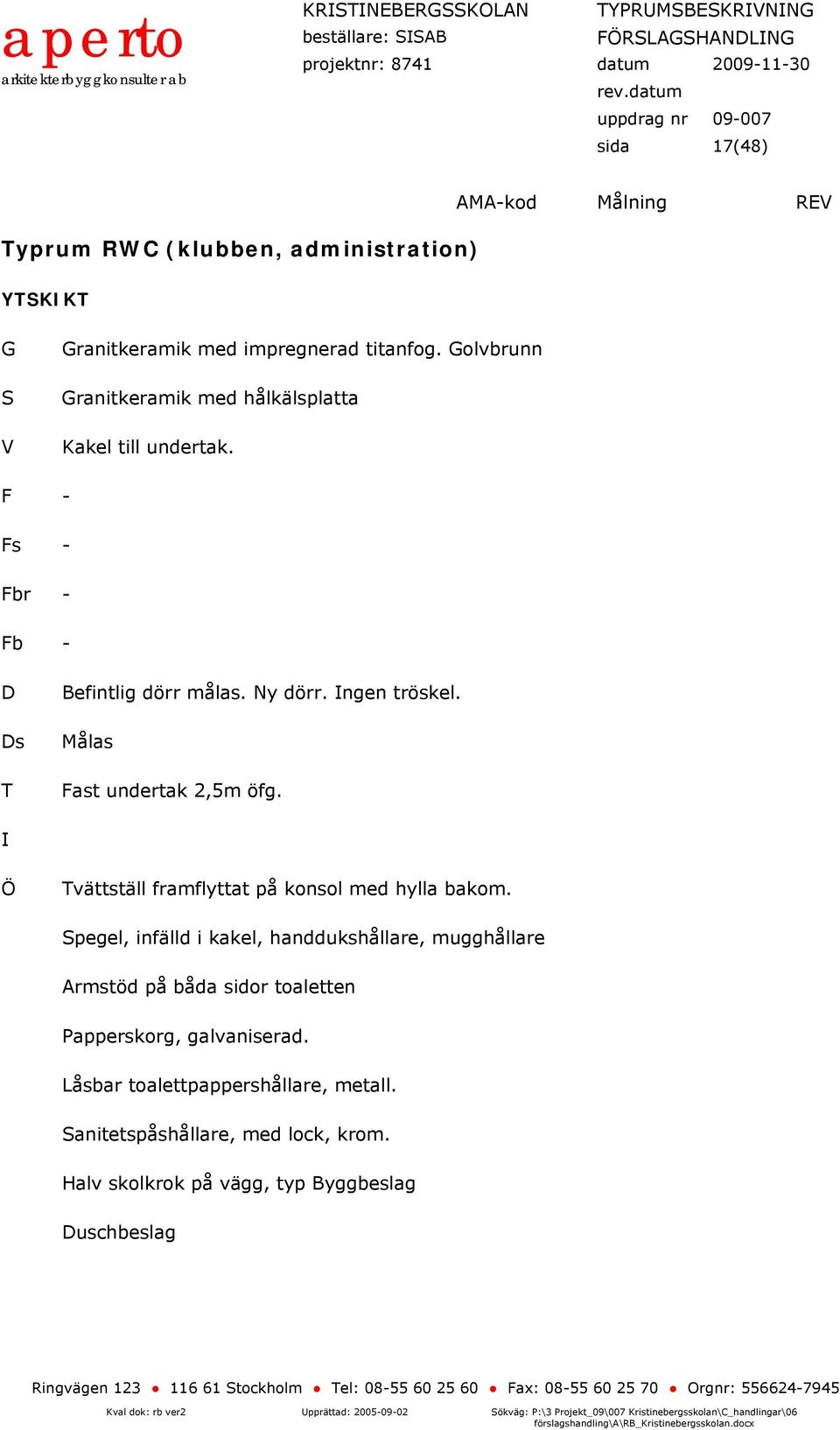 ast undertak 2,5m öfg. vättställ framflyttat på konsol med hylla bakom.