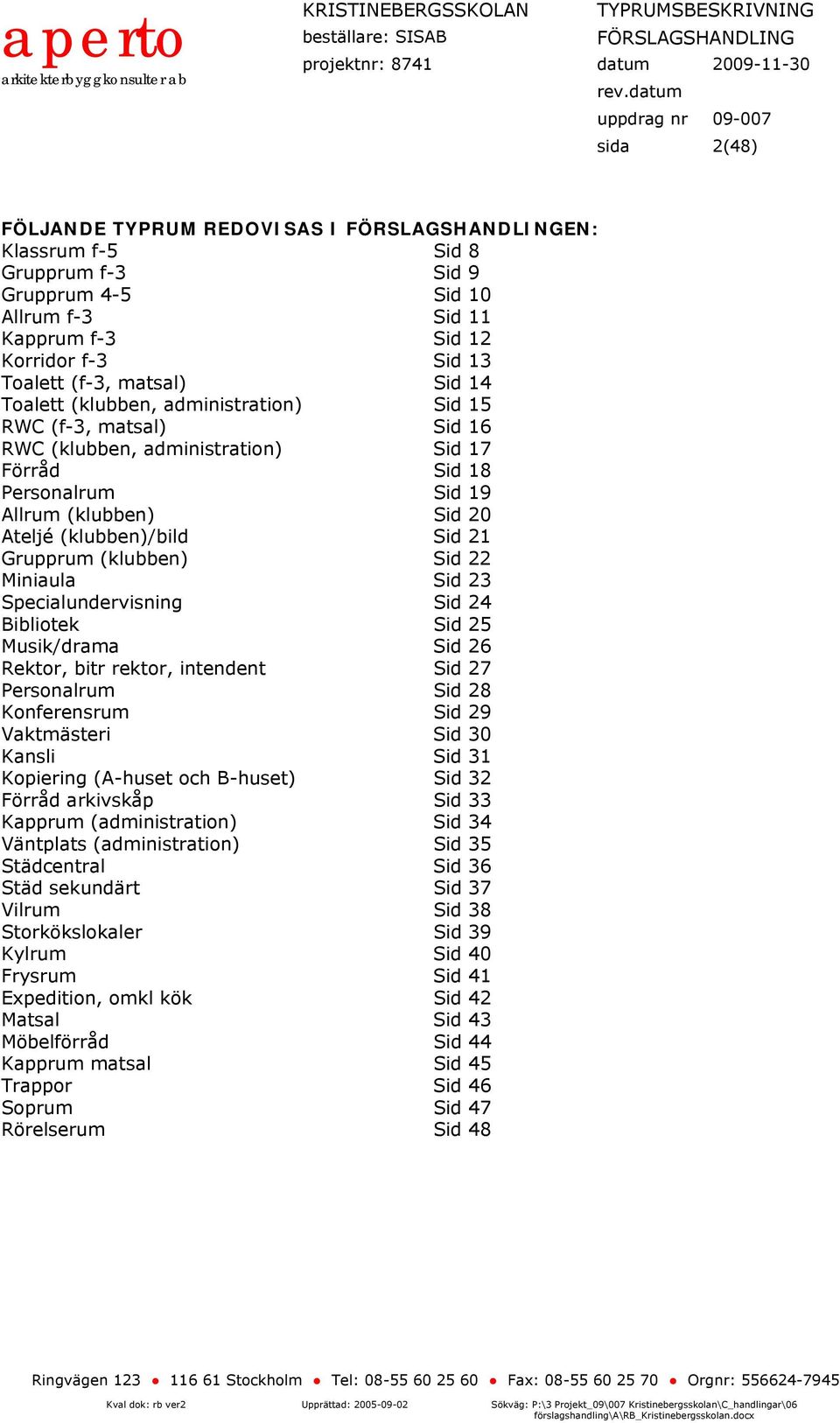 pecialundervisning id 24 Bibliotek id 25 Musik/drama id 26 Rektor, bitr rektor, intendent id 27 Personalrum id 28 Konferensrum id 29 Vaktmästeri id 30 Kansli id 31 Kopiering (A-huset och B-huset) id