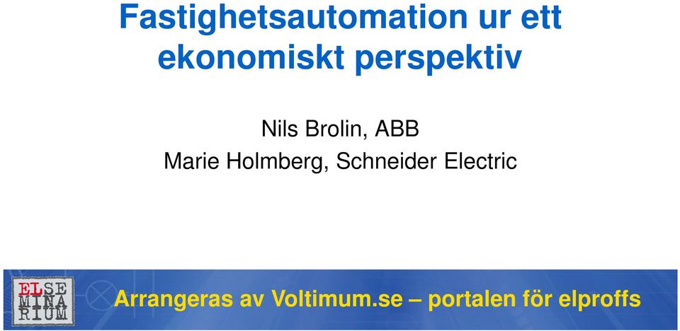 Nils Brolin, ABB Marie