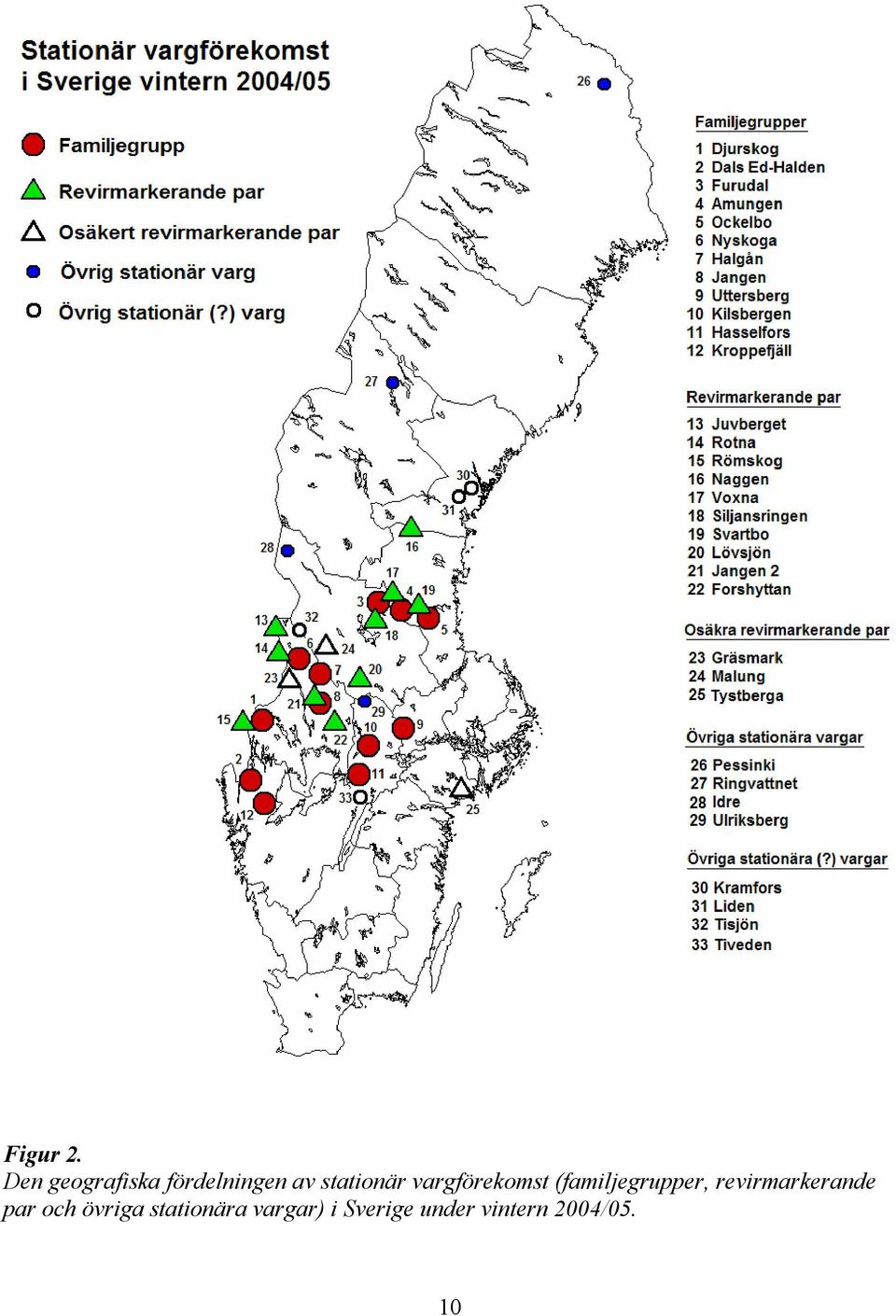 vargförekomst (familjegrupper,