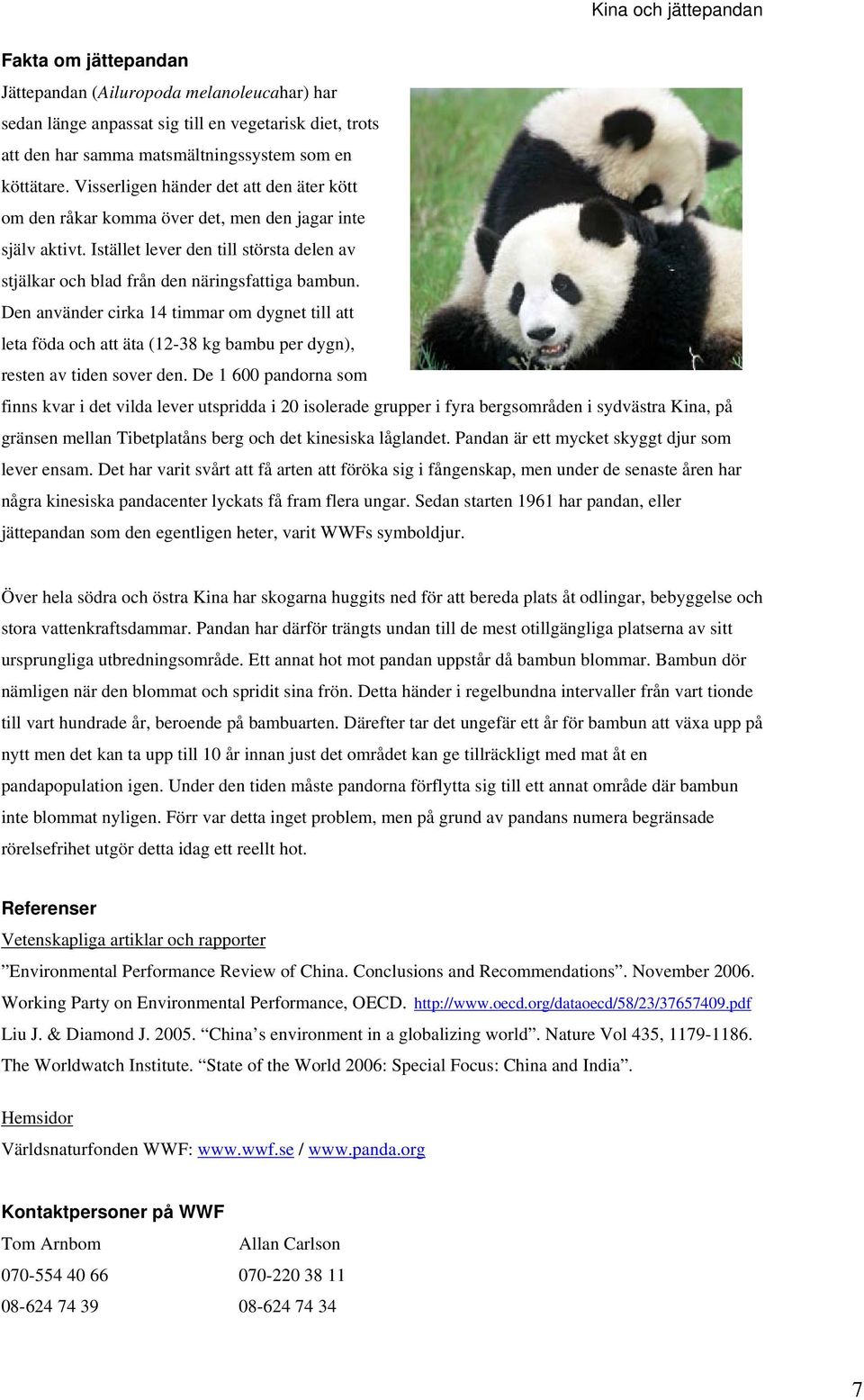 Den använder cirka 14 timmar om dygnet till att leta föda och att äta (12-38 kg bambu per dygn), resten av tiden sover den.