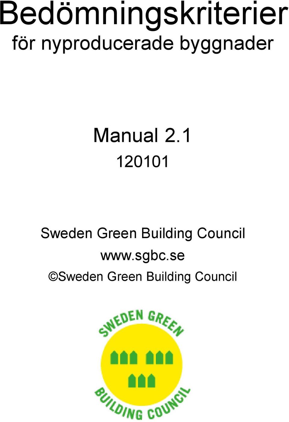 1 120101 Sweden Green Building