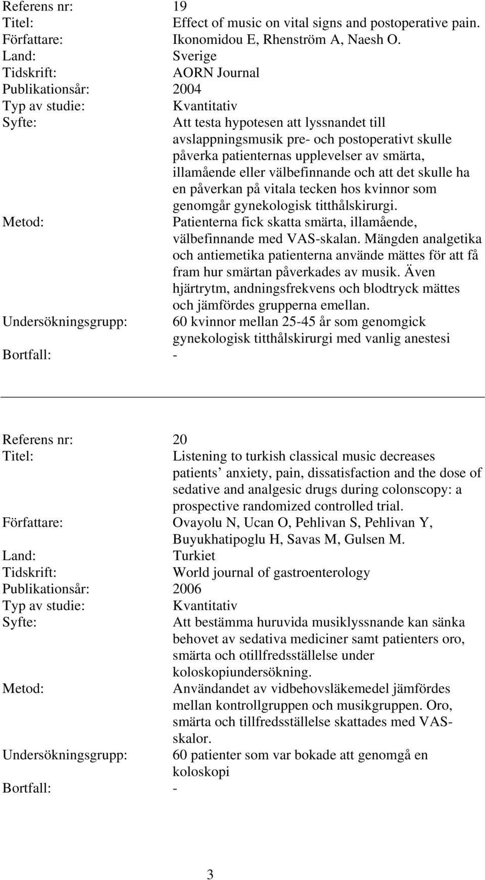 illamående eller välbefinnande och att det skulle ha en påverkan på vitala tecken hos kvinnor som genomgår gynekologisk titthålskirurgi.