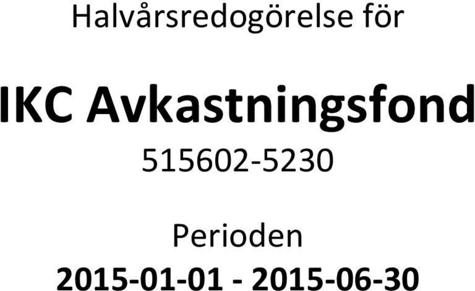 Avkastningsfond