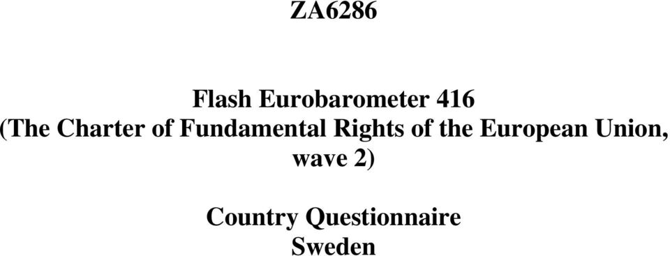 Rights of the European Union,