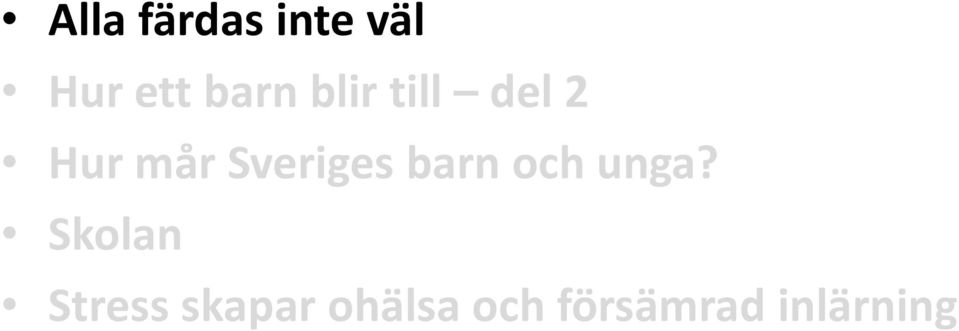 barn och unga?