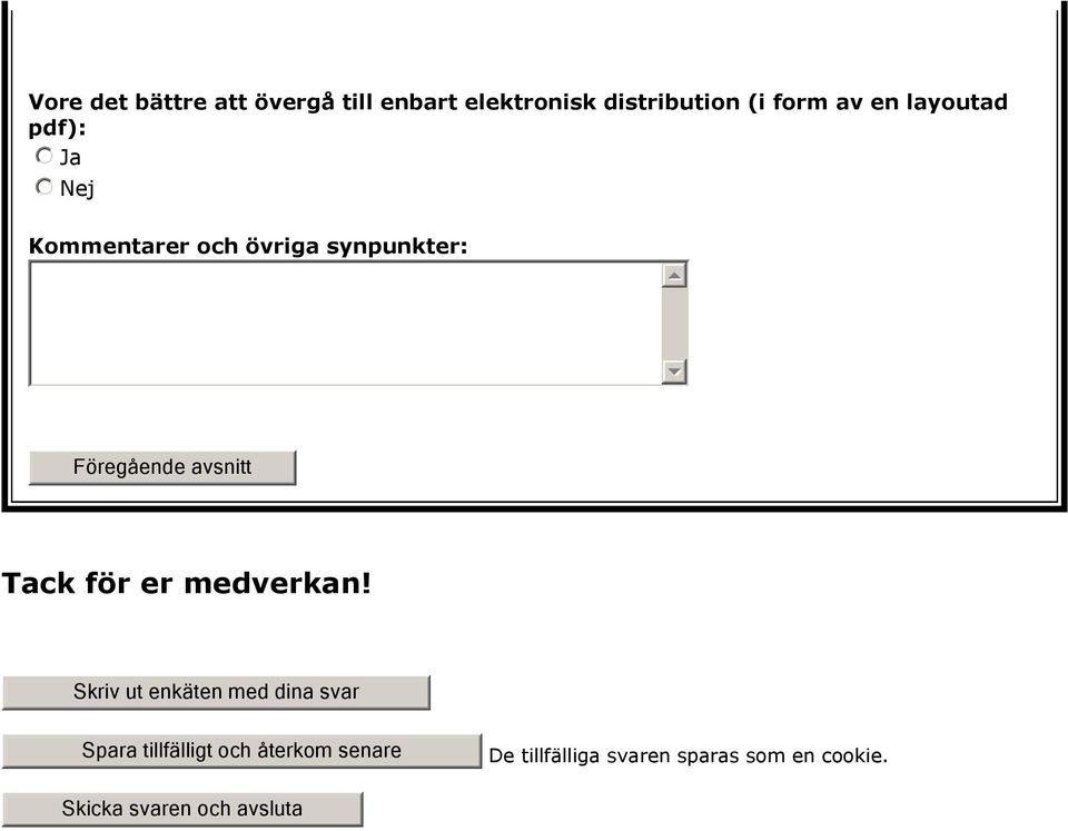 avsnitt Tack för er medverkan!