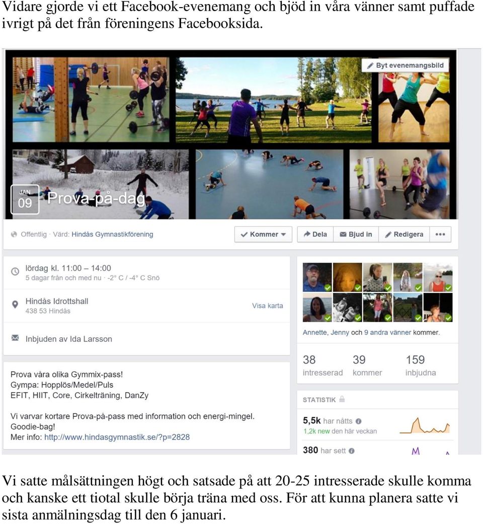 Vi satte målsättningen högt och satsade på att 20-25 intresserade skulle komma