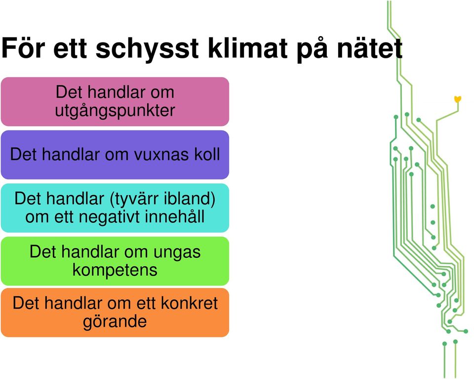 handlar (tyvärr ibland) om ett negativt innehåll