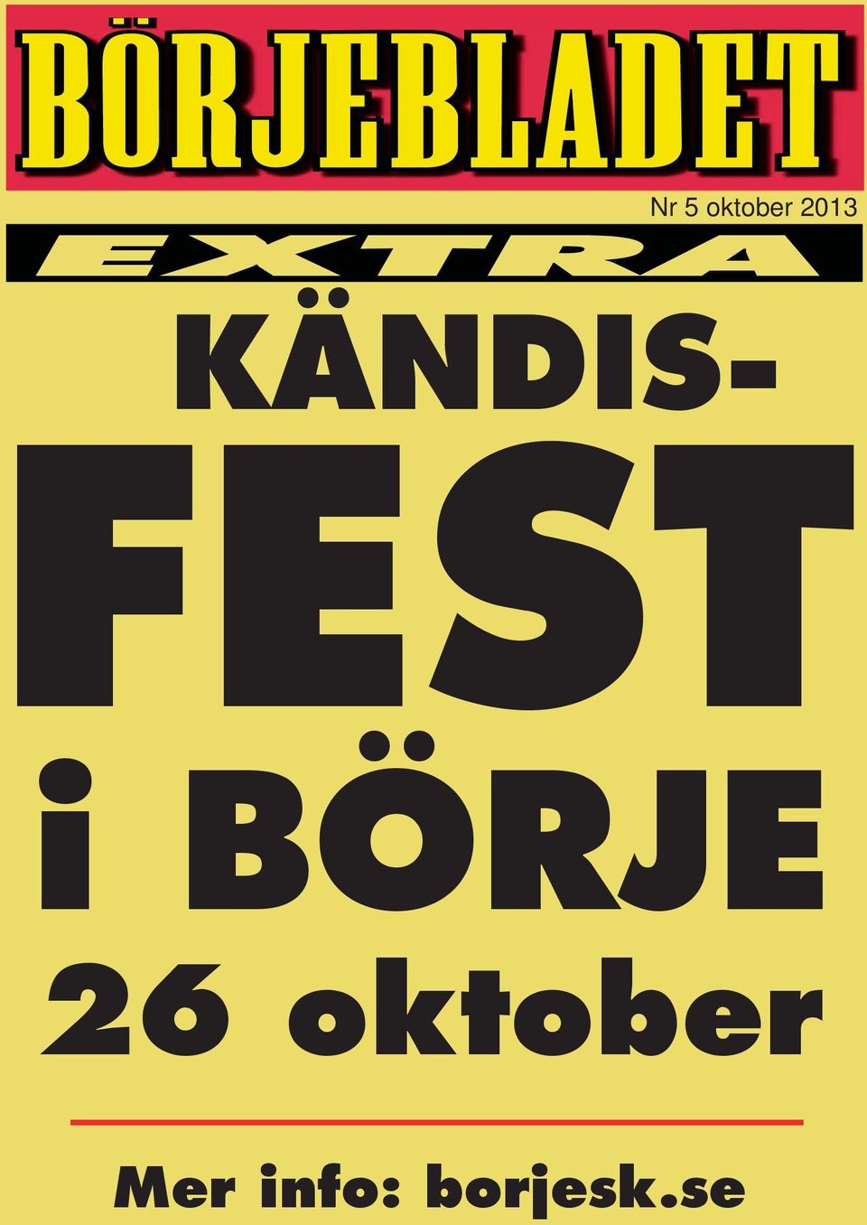 EXTRA Nr 5 oktober 2013 KÄNDIS-