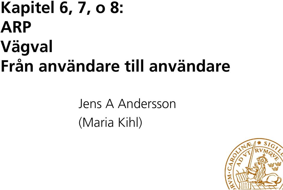 till användare Jens A