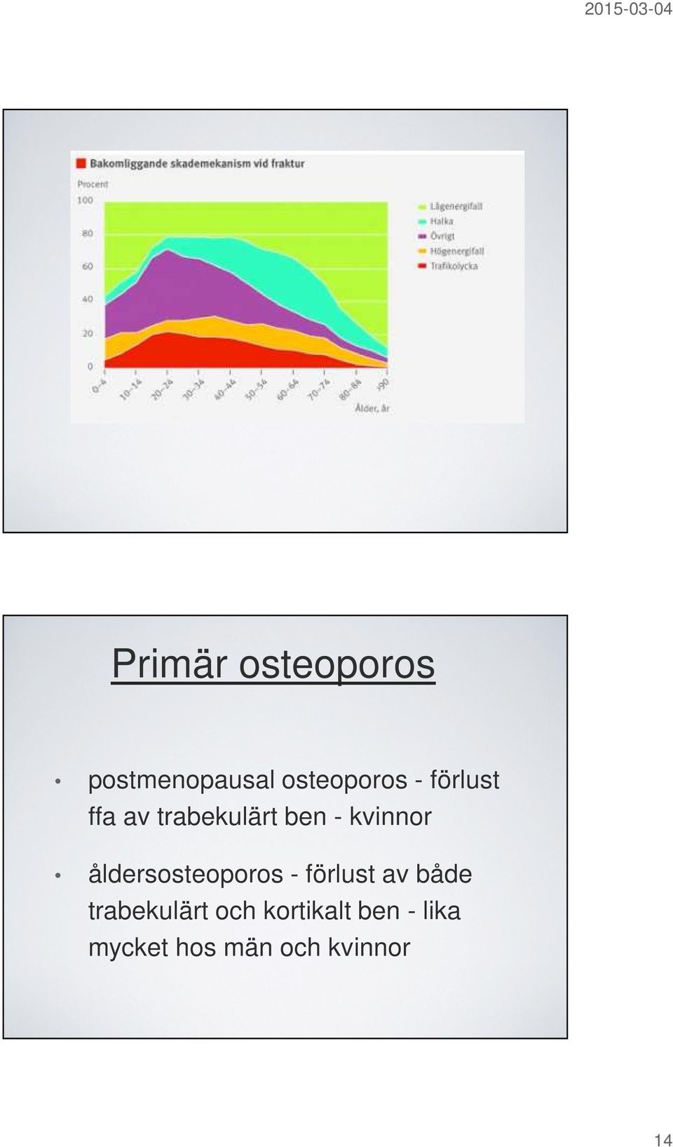 åldersosteoporos - förlust av både trabekulärt