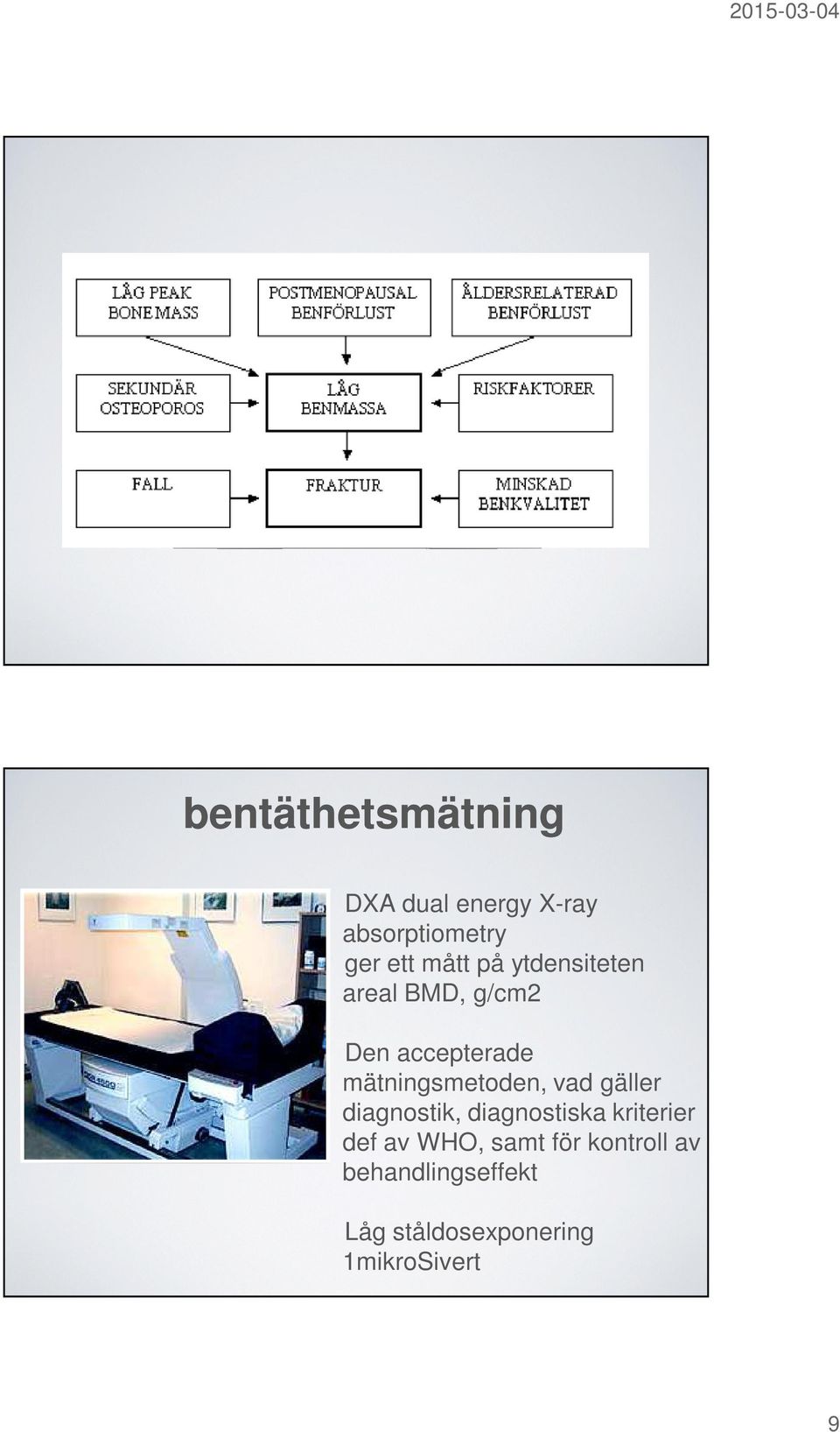 mätningsmetoden, vad gäller diagnostik, diagnostiska kriterier def