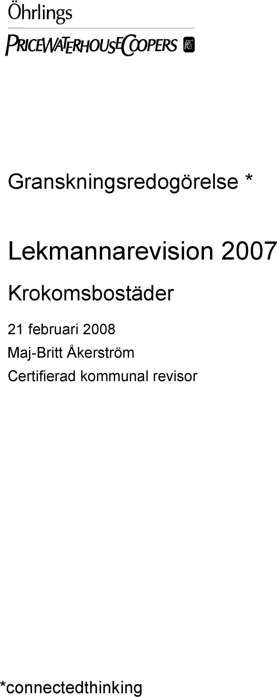 Krokomsbostäder 21 februari 2008