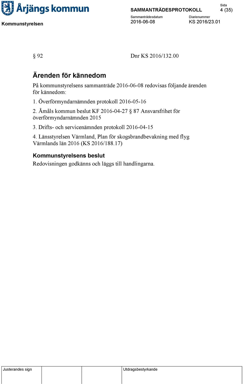 Överförmyndarnämnden protokoll 2016-05-16 2.